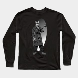 Invisible Man Black and White Long Sleeve T-Shirt